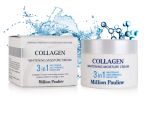 Антивозрастной увлажняющий крем с коллагеном Million Pauline Collagen Whitening Moisture 3 in 1, 50 ml