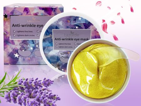 Антивозрастные патчи с экстрактом Лаванды Lazurde, 60 шт