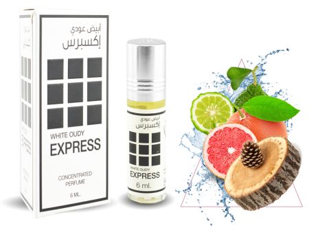 Арабские масляные духи La de Classic White Oudy Express, 6 ml (Мужской)