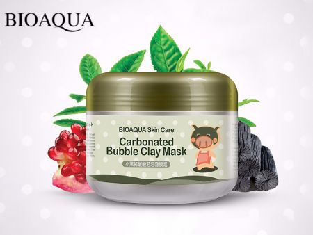 Bioaqua Пузырьковая очищающая маска Carbonated Bubble Clay Mask (0511), 100 г