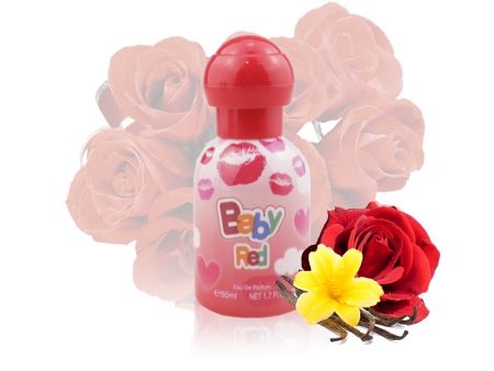 Детский парфюм BABY RED РОЗА ВАНИЛЬ, Edt, 50 ml