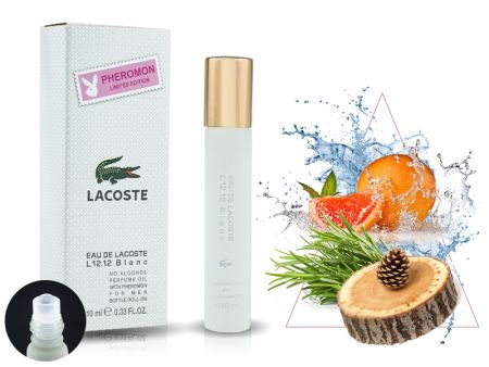 Духи с феромонами (масляные) Lacoste Eau De Lacoste L.12.12 Blanc, 10 ml