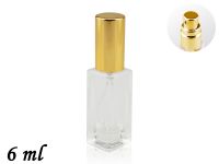 Флакон для духов с пульверизатором, стекло, 6 ml Флакон для духов с пульверизатором, стекло, 6 ml