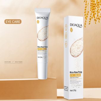 Крем для кожи вокруг глаз с экстрактом риса Bioaqua Rice Raw Pulp Eye Cream, 20 ml