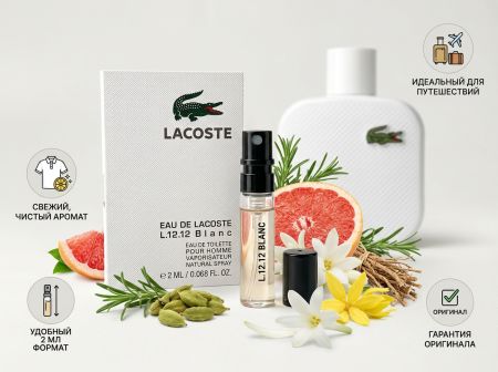 Lacoste Eau De Lacoste L12.12 Blanc, 2 ml