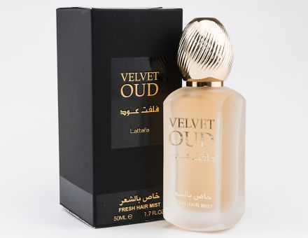 Духи-мист для волос Lattafa Velvet Oud, Edp, 50 ml (ОАЭ ОРИГИНАЛ)