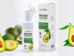 Мусс для умывания с экстрактом Авокадо и мягкой щеточкой Sadoer Mousse Face Wash, 120 ml