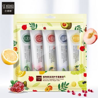 Набор кремов Senana Fruit And Vegetable Hand Cream 5 штук (29251)