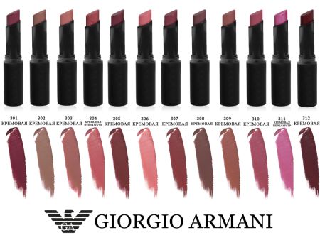 Набор кремовых матовых помад Giorgio Armani, 12 шт
