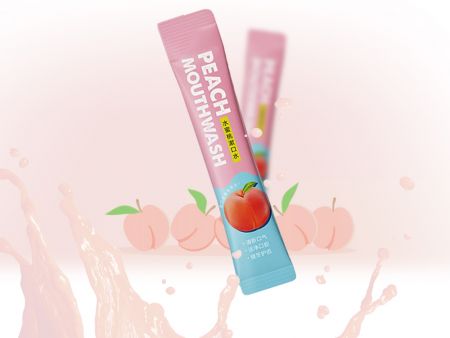 Ополаскиватель для полости рта со вкусом Персика BPDE  Peach Mouthwash, 1шт, 10 ml