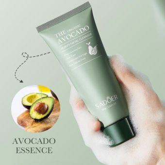 Пенка для умывания с авокадо Sadoer The Organic Avocado, 100 ml