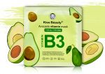 Питательная тканевая маска с Авокадо и Витамином B3 Kiss Beauty Avocado, 25 ml