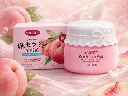 Питательный крем для лица с Персиком Sadoer Peach Lactobacillus, 120 г