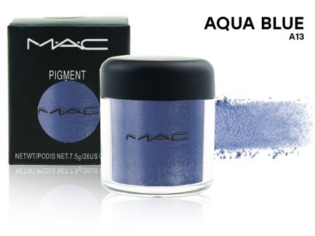 Рассыпчатые тени МАС Pigment, Aqua Blue A13