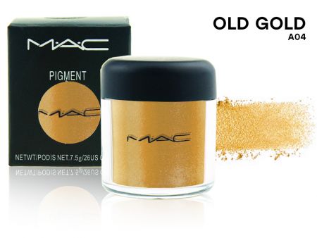 Рассыпчатые тени МАС Pigment, Old Gold A04