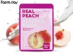 Смягчающая тканевая маска с Персиком FarmStay Real Peach Essence Mask, 23 ml Смягчающая тканевая маска с Персиком FarmStay Real Peach Essence Mask, 23 ml
