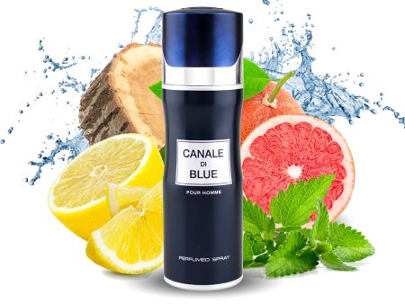 Спрей-парфюм для мужчин Fragrance World Canale Di Blue Pour Homme, 200 ml