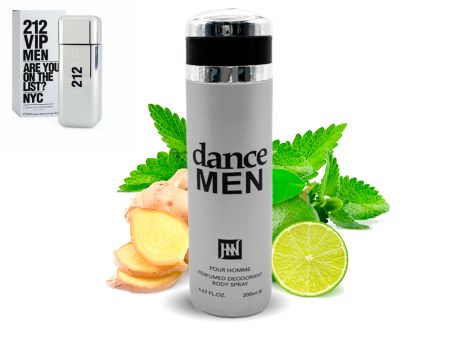 Спрей-парфюм для мужчин Jackwins Dance Men, 200 ml