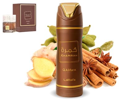 Спрей-парфюм для мужчин Lattafa Khamrah Qahwa, 200 ml