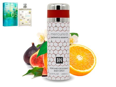 Спрей-парфюм для женщин Jackwins Mercure Essence 05, 200 ml