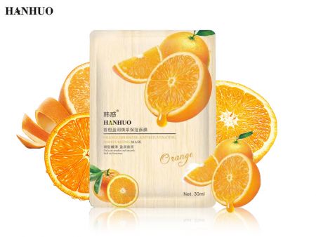 Тканевая маска с Апельсином против морщин Hanhuo Orange, 30 ml