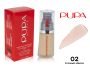 Тональный крем Pupa Fondotinta Antitraccia, SPF 15, 30 ml, ТОН 02