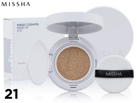 Тональный кушон для лица Missha Magic Cushion, 15 г, Тон 21