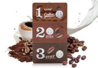 Трехступенчатая маска от черных точек с Кофе Karite Coffee, 3х7 г
