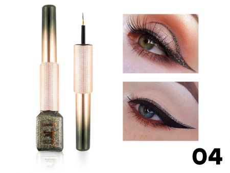 Стойкая цветная подводка Karite Glitter Eyeliner, тон 04