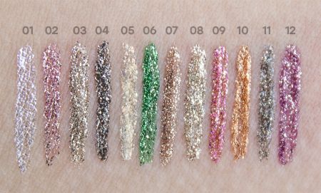 Стойкая цветная подводка Karite Glitter Eyeliner, тон 04