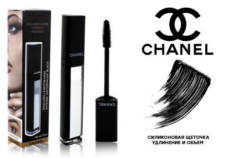 Тушь Chanel Mascara Lengthening с зеркалом, Объем и удлинение