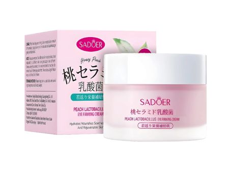 Укрепляющий крем для глаз с Персиком Sadoer Peach Lactobacillus, 20 г