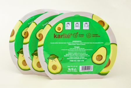 Увлажняющая тканевая маска с Авокадо Karite Avocado, 30 ml